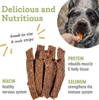 Farm Hounds - Chicken Strips - Premium Natural Jerky for Dogs - 100% Humanely Raised Chicken- Break-to-Size - Great for Training & Treats - No Added Fillers - Made in USA - 2 Pack