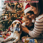 5pack Christmas Stuffed Plush Dog Interactive Dog Chew Toys for Small & Medium Dogs Durable Cute Animal Shape Squeaky for Puppy