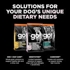Go! Solutions Sensitivities Limited Ingredients, Grain-Free Dry Dog Food, Small Bites Salmon Recipe for Sensitive Stomach, 3.5 lb Bag