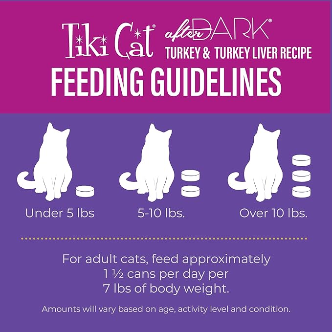 Tiki Cat After Dark Soft Pate, Lamb & Beef Liver, High-Protein and 100% Non-GMO Ingredients, Wet Cat Food for Adult Cats, 3 oz. Can (12 Count) (Packaging May Vary)