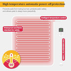 Pet Heating Pad, Indoor Waterproof Electric Heating Pad for Dogs Cats with 4 Timer and 9 Level Adjustable Temperature, Chew Resistant Cord, Detachable Cover -Large 27.5x17.7x0.5 (Grey)