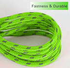 Reflective Cat Leash -30FT Cat Cable Out Escape Proof Walking Leads Yard Long Durable Safe Leash Traning Play Outdoor for Puppies/Kittens/Small Animals(Green)