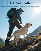 Dog Shoes for Hot Pavement, Breathable Dog Boots Paw Protectors with Adjustable Straps & Non-Slip Sole, Easy On & Off, Waterproof, Easy-Cleaning (Black, S)