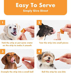 NeLM Supplements & Vitamins for Dogs - Mouth Dissolving Strips - Multivitamin, Eye, Hip & Joints, Gut, Dental Support - Pet Health Supplies - 30 Stips(Pack of 1) (30 Strips (Pack of 1), Multivitamin)