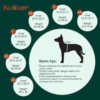 Kuoser Dog Life Jacket High Flotation, Reflective Dogs Life Vest for Swimming Boating, Adjustable Small Medium Large Dog lifejacket, Lightweight Dogs Life Preserver Rescue Handle Spring Summer Pool