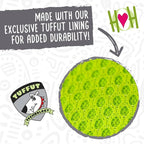 HuggleHounds HuggleTuff Plush Dog Toys - Dog Stuffed Animal Toy, Puppy Toys, Squeaky Dog Toy for Small & Medium Dogs, Durable Plush to Keep Them Busy - Puffies Woodland Friends (3 Count)