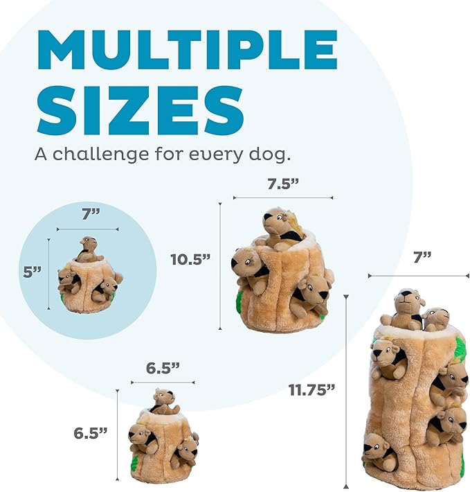 Outward Hound Hide A Squirrel Plush Dog Toy Puzzle, Small