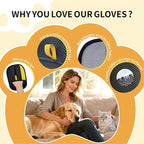 Pet Hair Removal Glove for Dogs & Cats, Upgraded Reusable Electrostatic Pet Hair Gloves, Pet Hair Remover Tool for Clothing, Couch, Carpet,Pet Beds, Car Seat, Convenience for Busy Pet Owners
