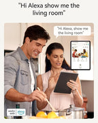 LongPlus 2K Pet Camera with Phone App, 2.4/5GHz WiFi Pan/Tilt Indoor Camera for Home, Cat Cam with Night Vision, 2-Way Audio, Motion Detection, Auto Tracking, Works with Alexa