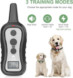 PATPET Dog Shock Collar with 2 Receivers, Dog Training Collar with Remote, Electric Dog Collar with Beep Vibration Shock for Small Medium Large 2 Dogs for 15 to 100 lbs