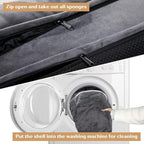 Comfort Expression Waterproof Large Dog Beds Orthopedic Foam Dog Beds Sofa Comfy Pet Bed with Washable Removable Cover & Non-Slip Bottom(Large,Dark Grey)