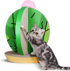Cat Condo Scratcher Post Cardboard, Cactus Shape Cat Scratching House Bed Furniture Protector, Green Colour