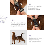 H-Shape Escape Proof Cat Harness & Leash Set - Plush Padded Back, Adjustable Neck/Chest, Lightweight, w/ 1.5cm Wide Leash for Kittens to Adult Cats (Cream and Purple)