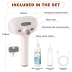 Cat Steam Brush, Dog Brush for Shedding, Pet Spray Hair Removal Comb, Pet Grooming Brush for Short & Long Haired Dogs & Cats,Spritz Defur Comb with Waterless Shampoo (White)
