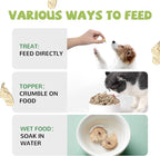 PAWUP Freeze Dried Chicken Heart Pet Treats, High Protein Freeze-Dried Pet Food for Dogs, Cats, Fresh Ingredient, 3.2 oz, Rawhide Free, Gluten&Grain Free