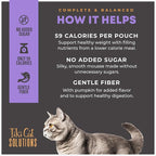 Tiki Cat Solutions Light Mousse, Chicken, Turkey & Pumpkin, Formulated to Support Healthy Trim and Fit, Functional Wet Cat for Adult Cats, 2.4 oz. Pouch (12 Count)