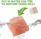 OPET Freeze Dried Cat Treats - Single Ingredient High Protein Pet Food, Healthy Training Snacks, Freeze Dried Chicken Food Toppers for Cats and Dogs, Grain Free (1.76oz)