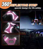 Halypet Cat Harness and Leash Set [ MAX Safety Third Generation ] Escape Proof Soft Adjustable Cat Leash Breathable Comfortable Vest Easy to Wear Kitten Harness for Outdoor Walking