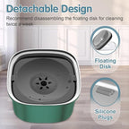 UPSKY 3L Dog Water Bowl 101oz Stainless Steel Dog Bowl No Spill Large Capacity Dog Food Water Bowl Slow Water Feeder, Spill Proof Pet Water Dispenser Vehicle Carried Travel Water Bowl for Dogs, Cats