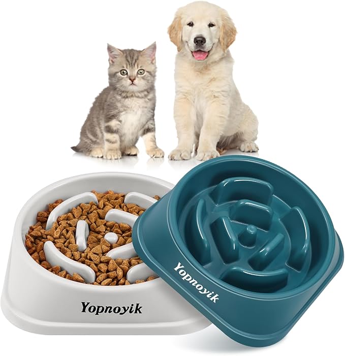 Slow Feeder Dog Bowls 5PCS, Anti-Choking Puzzle for Small Breeds