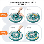 KADTC Level 2 in 1 Dog Puzzle Toys For Small/Medium/Large Dogs Food Puzzles Feeder Puppy Mental Stimulation Stimulating Enrichment Toys Interactive Mind Treat Game Boredom Buster Holiday Birthday Gift