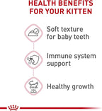Royal Canin Feline Health Nutrition Kitten Thin Slices in Gravy and Loaf in Sauce Variety Pack Cat Food, 3 oz (Pack of 12)