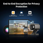 Aqara 4MP Camera Hub G5 Pro WiFi, True Color Night Vision Security Camera Outdoor, 2.4/5Ghz WiFi, HomeKit Secure Video, Thread Border Router, Local Detection, Thread/Zigbee, Supports Alexa,Google Home