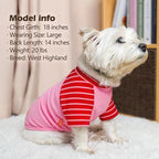 KYEESE 2Pack Dog Sweater Soft Pet Coat Stretchy Cat Clothes Cat Sweaters with Sleeves Comfy Pet Fleece Sweater Lightweight Dogs Sweatshirt Pullover Dog Sweaters for Small Dogs Girl for Cold Weather