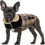 Large Dog Winter Jacket, Pet Warm Windproof Coat Dogs Cold Weather Coats Snow Jacket Pets Clothes, Golden Retriever, Labrador Retriever, Husky, Beige L