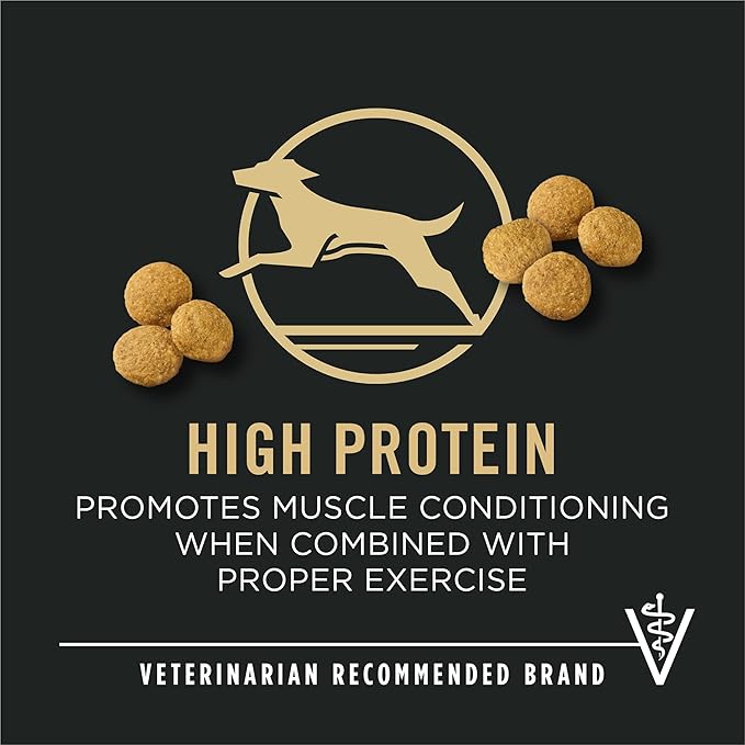 Purina Pro Plan High Protein, Digestive Health Large Breed Dog Food Dry, Chicken and Rice Formula - 34 lb. Bag