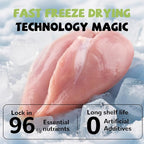 PAWUP Freeze Dried Chicken for Dogs Cats, High Protein Raw Dog Food Topper, Single Fresh Ingredient Treats, 4.6oz, Rawhide Free