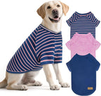 KYEESE 3Pack Dog Sweater Soft Dog Sweaters for Medium Dogs Girl Pullover Dogs Sweatshirt Lightweight Pet Fleece Sweater Comfy Pets Sweaters Pets Clothes with Sleeves Stretchy Pet Coat for Cold Weather