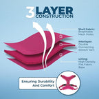 Voyager Escape-Proof Step-in Lock Cat Harness & 5ft Neoprene-Handle Leash Set All-Weather Mesh with Reflective Stitching for Small to Large Cats by Best Pet Supplies, Fuchsia, S