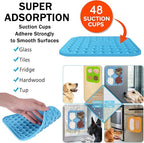 Dog Lick Mat, 3 Pcs Lick Mat for Dogs with Suction Cups for Anxiety, Peanut Butter Dog Licking Mat Slow Feeder Dispensing Treater Lick Pad for Dogs Cats Bathing Grooming