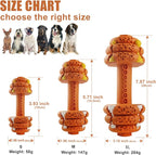 Dog Chew Toys for Aggressive Chewers,Food Grade Non-Toxic Dental Pet Toy,Tough Durable Indestructible Dog Toys for Small Medium Dogs.Orange（8IB-15IB）
