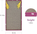 PEEKAB Cat Scratcher Cardboard Wide Scratching Board Reversible Corrugate Cat Scratch Pad with Box Catnip Included Large 3PCS