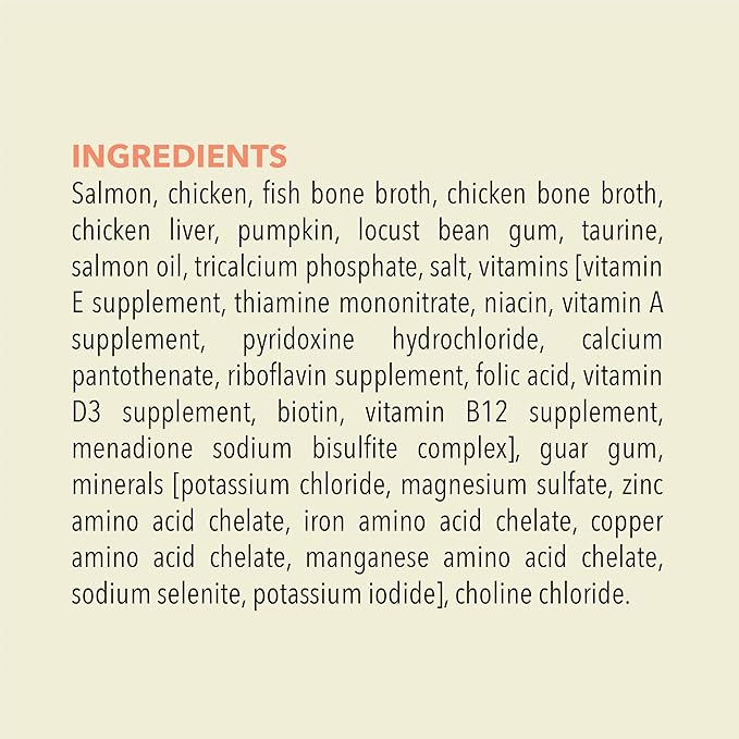 ACANA Premium Pate Wet Cat Food in Bone Broth Salmon + Chicken Recipe 3oz Cans (24 count)