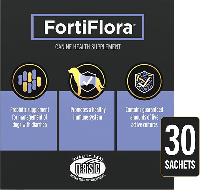Purina Pro Plan Veterinary Supplements FortiFlora Canine Probiotic Supplement Probiotics for Dogs
