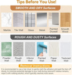 3-in-1 Sisal Cat Scratch Mat 23.6x15.7'' Floor & Wall Cat Scratcher Pad, Protects Carpet Couch & Furniture with Sticker Tape, Anti-Slip, Durable for Indoor Outdoor Cats (Cloudscape)