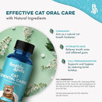 Cat Dental Supplement for Bad Breath, Tartar & Gum Support – Natural Oral Tablets for Fresh Breath, Teeth & Gum Wellness and Plaque Control – Odorless & Tasteless – 400 Easy-to-Give Pills