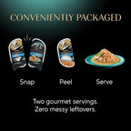 Sheba Gravy Indulgence Adult Wet Cat Food Whitefish Entree in Extra Gravy, 2.6 oz. Twin-Pack Trays (24 Count, 48 Servings)