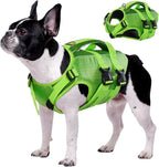 Kuoser Dog Life Jacket High Flotation, Reflective Dogs Life Vest for Swimming Boating, Adjustable Small Medium Large Dog lifejacket, Lightweight Dogs Life Preserver Rescue Handle Spring Summer Pool