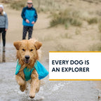 Ruffwear, Sun Shower Dog Raincoat, All-Weather Jacket, Waterproof, Windproof & Lightweight, Earth Brown, Small