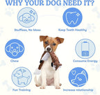 SHARLOVY Dog Squeaky Toys 5 Pack, Bubble Plush Puppy Teething Pet Toys, Crinkle No Stuffing Animals Dog Toy, Doggies Chew for Large Small Medium Breeds