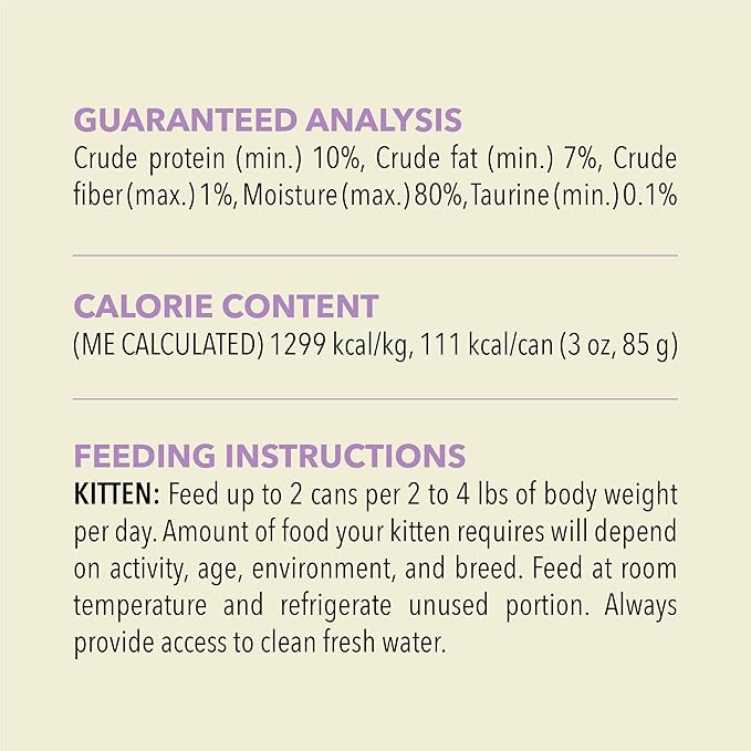 ACANA Premium Pate Kitten Wet Cat Food in Bone Broth Chicken + Tuna Recipe 3oz Cans (24 Count)