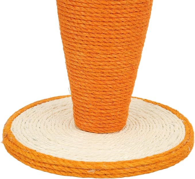 Cat Scratching Post, Sisal Cat Scratcher Cat Scratch Post Cat Scratching Tree Carrot Cat Climbing Frame for Indoor Cats and Kittens