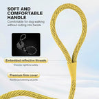 Lynxking Dog Leash Slip Lead Reflective Breathable Rope Comfortable Strong No Pull Slip On Pet Training Lead for Dogs