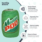 Huxley & Kent Funny Dog Toy w/Squeaker – Power Plush Squeaky Dog Toys for Small, Medium & Large Dogs – Soft Stuffed Animal for Indoor Play & Fetch - Mountain Poo, Large