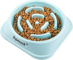 Slow Feeder Dog Bowls for Healthy Eating, Non-Slip and Anti-Choking Design, Reduces Bloating & Overeating for Medium Dogs and Cats, Easy to Clean
