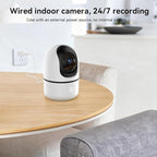 Indoor Camera 5G&2.4G WiFi Cameras for Home Security Instant 911 Alert, 360° Pan/Tilt Baby Monitor/Dog/Pet Camera AI Motion Detection Night Vision, Speaker, US Cloud Storage (2Pack)